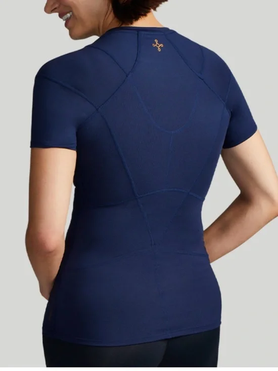 Tommy Copper Shirt - navy Shoulder Support Shirt | Women's Short Sleeve - Picture 2 of 11